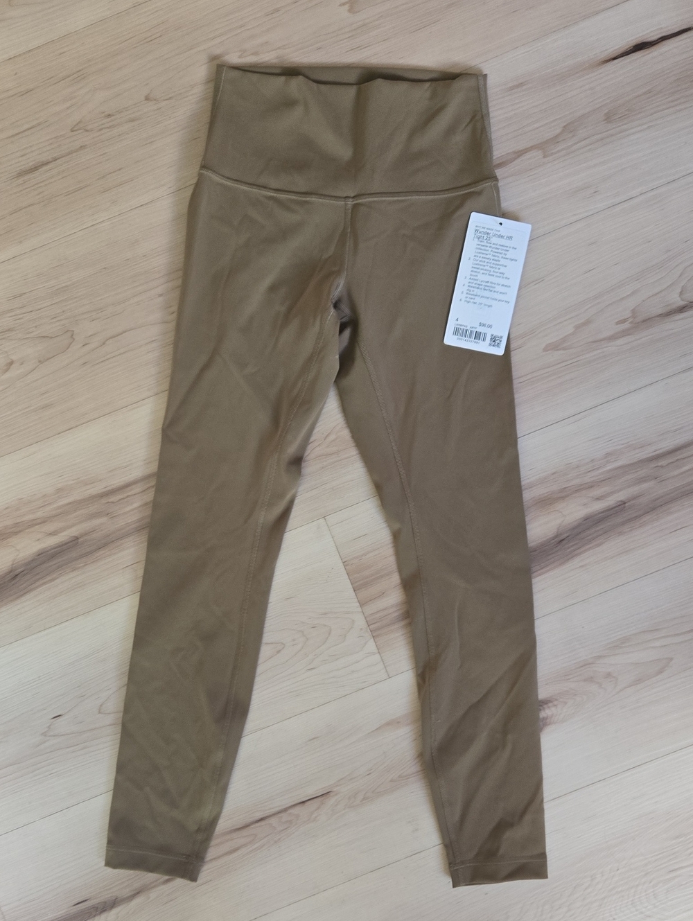 NWT Lululemon Wunder Under HR Tight 25", ARTF, Size 4